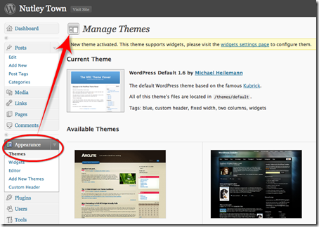 WordPress Themes Manager