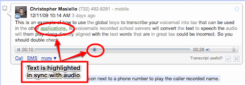 Google Voice Transcribe Audio to Text