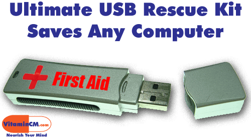Portable USB rescue kit